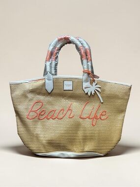 NWT Victoria’s Secret Straw Beach Life Tote